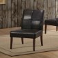 Oriana Accent Chair 1215BRS Set of 2 in Vinyl by Homelegance