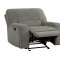 Borneo Motion Sofa 9849MC in Light Mocha Fabric by Homelegance