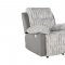 U6028 Motion Sofa & Loveseat Set in Gray Corduroy by Global