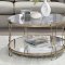 Zekera Coffee & End Table 3Pc Set 83940 Champagne &Mirrored Acme