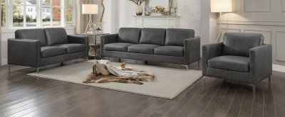 Breaux Sofa Set 8235GY in Grey Fabric by Homelegance