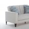 Milton Perla Cream Sofa Bed Set in Fabric by Bellona