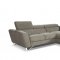 Sparta Mini Sectional Sofa in Fabric by J&M w/Steel Legs