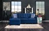 Ravel II Sectional Sofa SM8852 in Blue Fabric