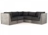 Indigo Modular Sectional Sofa in Dark Grey Fabric by VIG