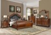 Viviana Bedroom Set 5Pc in Caramel