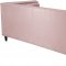 Taylor Sectional Sofa 643 in Pink Velvet Fabric by Meridian