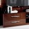 Carmen Wall Unit by ESF in Walnut High Gloss