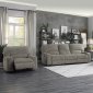 Borneo Motion Sofa 9849MC in Light Mocha Fabric by Homelegance