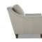 Joanna Sofa in Light Gray Leather by Klaussner w/Options