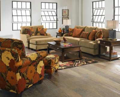 Jackson Furniture Nugget Fabric Hartwell Sofa & Loveseat Set