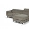 Sparta Mini Sectional Sofa in Fabric by J&M w/Steel Legs