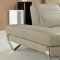 Bianca Sectional Sofa in Beige Leather by At Home USA