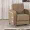 Decora Sofa Bed in Brown Fabric by Casamode w/Options