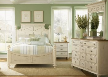 Ocean Isle Bedroom 5Pc Set 303-BR Bisque/Natural Pine by Liberty [LFBS-303-BR Ocean Isle]