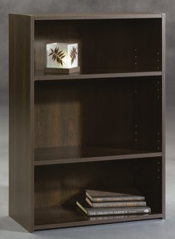 Cinnamon Cherry Finish Modern 3 Shelf Bookcase [CTCBC-SA409086]