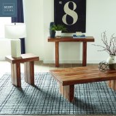 705848 Coffee Table 3Pc Set in Sheeshan - Scott Living - Coaster