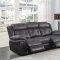 Saybrook Motion Sofa 609144 Charcoal & Black by Coaster