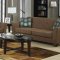 504151 Lilian Sofa & Loveseat in Brown Fabric by Coaster