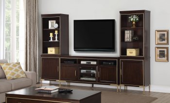 Eschenbach TV Stand 91962 in Cherry by Acme w/Options [AMWU-91962-Eschenbach]