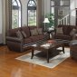 504041 Florence Sofa in Chocolate by Coaster w/Options