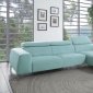 Prose Sectional Sofa 9802TL in Teal Fabric by Homelegance