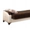 Rosso Sectional Sofa Bed in Brown Microfiber by Rain