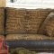 Fabric & Leather Modern Living Room Sofa & Large Chair Set