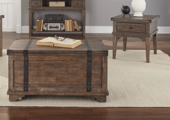 Aspen Skies Coffee Table & 2 End Tables 416-OT 3Pc Set Liberty [LFCT-416-OT-Aspen Skies Weath Br]