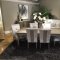 Sophia Dining Table 941 in Platinum by Klaussner w/Options