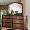 Emmaline 5Pc Bedroom Set CM7831 in Warm Chestnut w/Options