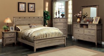 CM7351L Loxley Bedroom Set 5Pc in Weathered Oak w/Options [FABS-CM7351L Loxley]