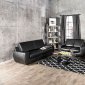 Tekir SM6034 Sofa in Black Bonded Leather Match w/Options