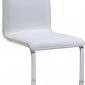 D2123DC Dining Chair Set of 4 in White PU by Global