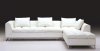 2936 Sectional Sofa in White Leather by VIG