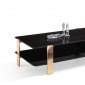 Vegas Coffee Table by J&M w/ Ebony Glass Top