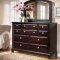 Ridgley Bedroom B520 w/Sleigh Bed in Dark Brown by Ashley