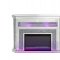 Noralie Fireplace w/LED AC00508 in Mirrored by Acme