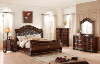 Chaumont Bedroom 1945 in Cherry by Homelegance w/Options