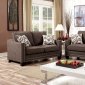 Kerian Sofa CM6157BR in Brown Fabric w/Options