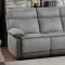 Barilotto Power Recliner Sofa 9920RF in Gray by Homelegance