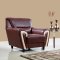 U4180 Sofa in Brown & Beige Bonded Leather by Global Furniture