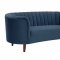 Millephri Sofa LV00169 in Blue Velvet by Acme w/Options