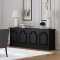 Florence Dining Table 115530 Distressed Black -Coaster w/Options