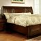 Northville Bedroom CM7683 in Dark Cherry w/Footboard Drawers