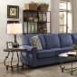 Kendrik Sectional Sofa 501545 in Blue Fabric by Coaster