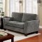 Caldicot Sofa CM6954GY in Gray Linen-Like Fabric w/Options