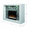 Crystal Mantel Electric Fireplace by Dimplex w/Crystals