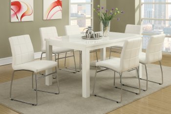 F2407 Dining Set 5Pc by Boss w/White or Black Chairs [PXDS-F2407]