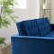 Loft Sofa in Navy Velvet Fabric by Modway w/Options